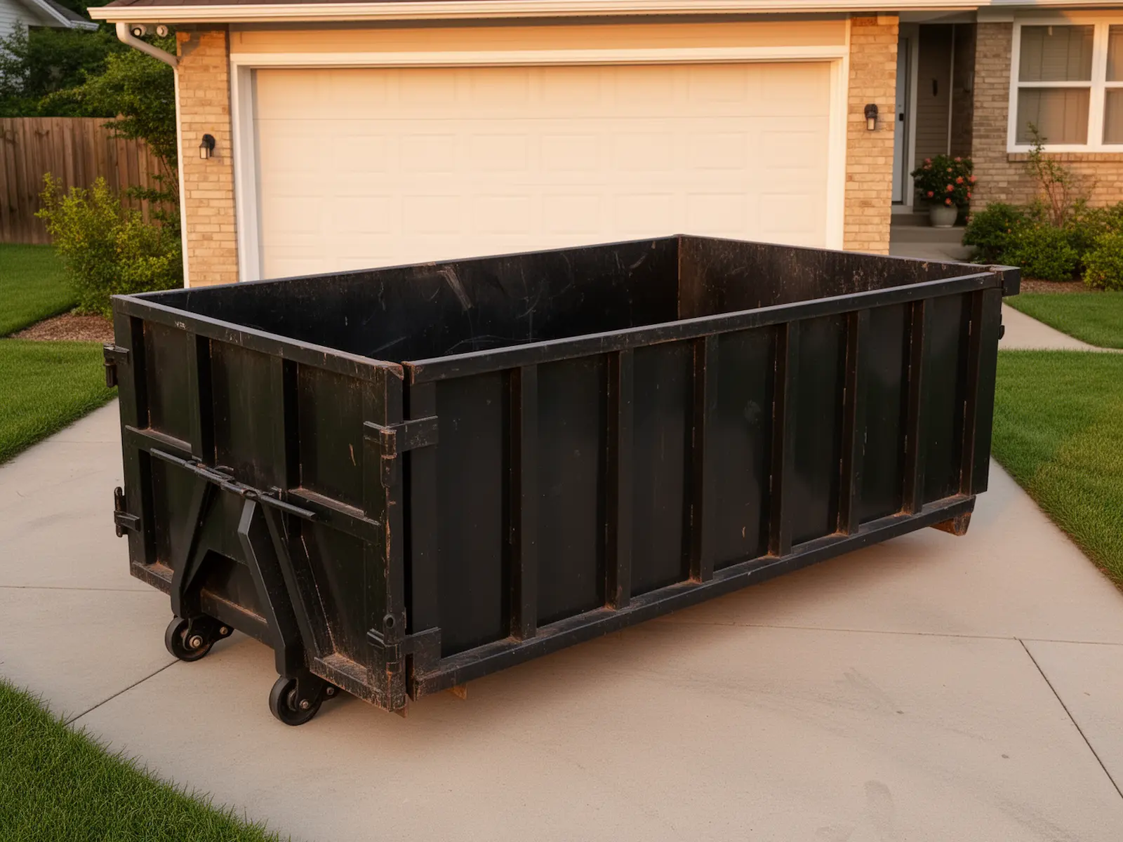 Roll-off dumpster from Hickory Lake Dumpster Rental in Clive, IA